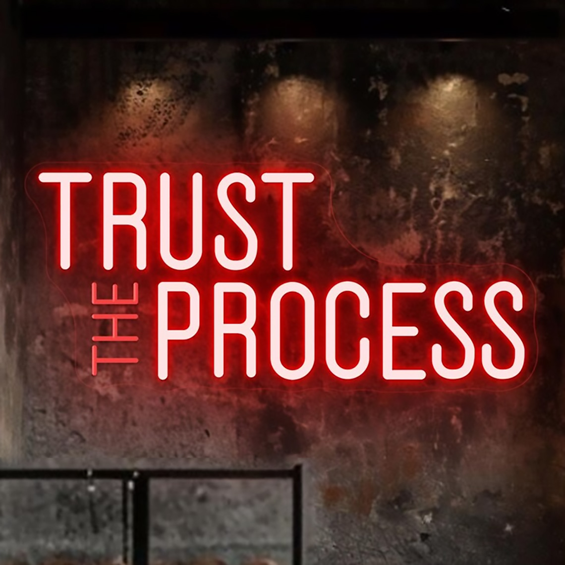 Trust The Process Neon Sign, C - Home Office Quotes recension och pris
