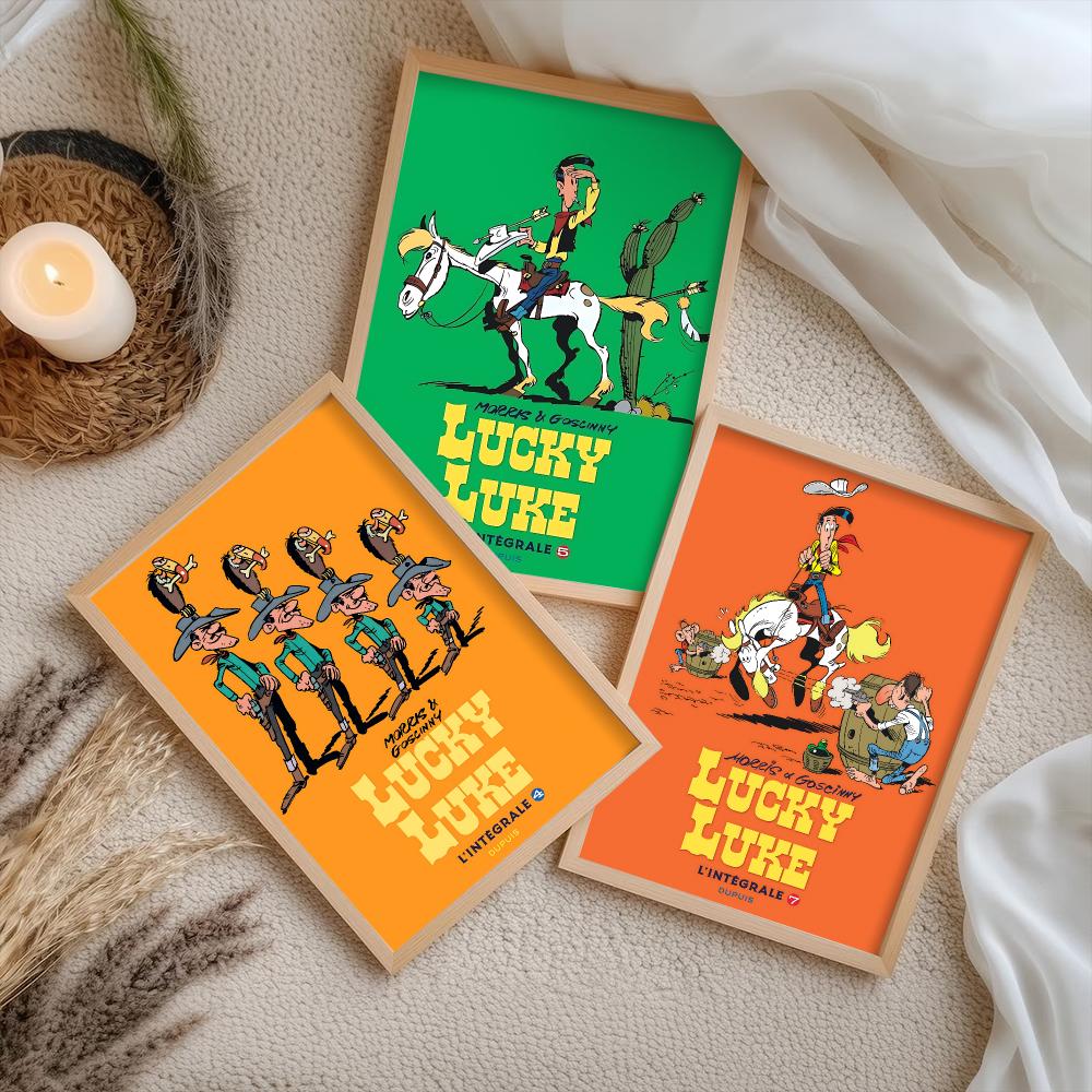 L-lucky Luke Anime Poster HD H - Home Office Wallpaper recension och pris