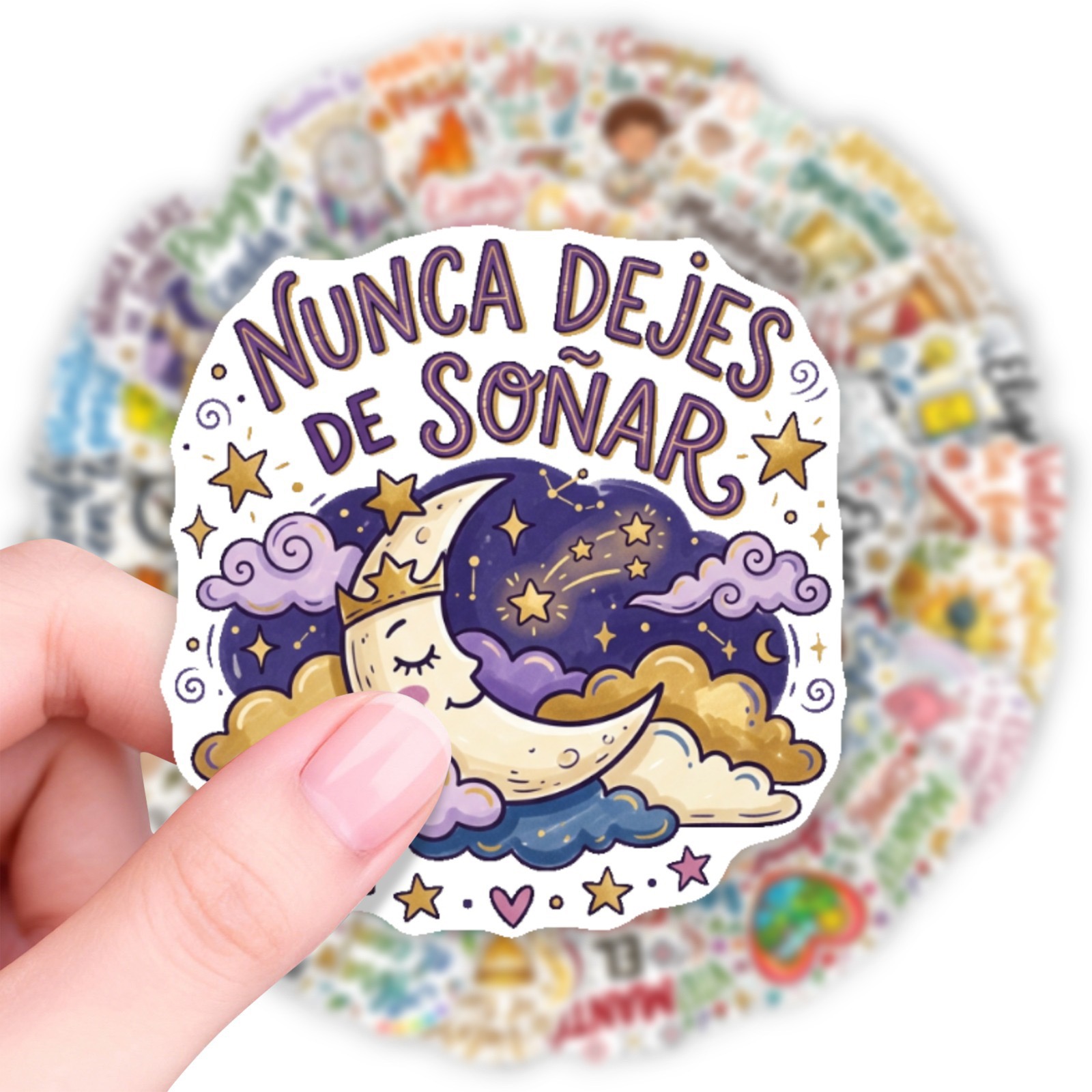 50Pcs Cute Spanish Motivationa - Home Office Quotes recension och pris