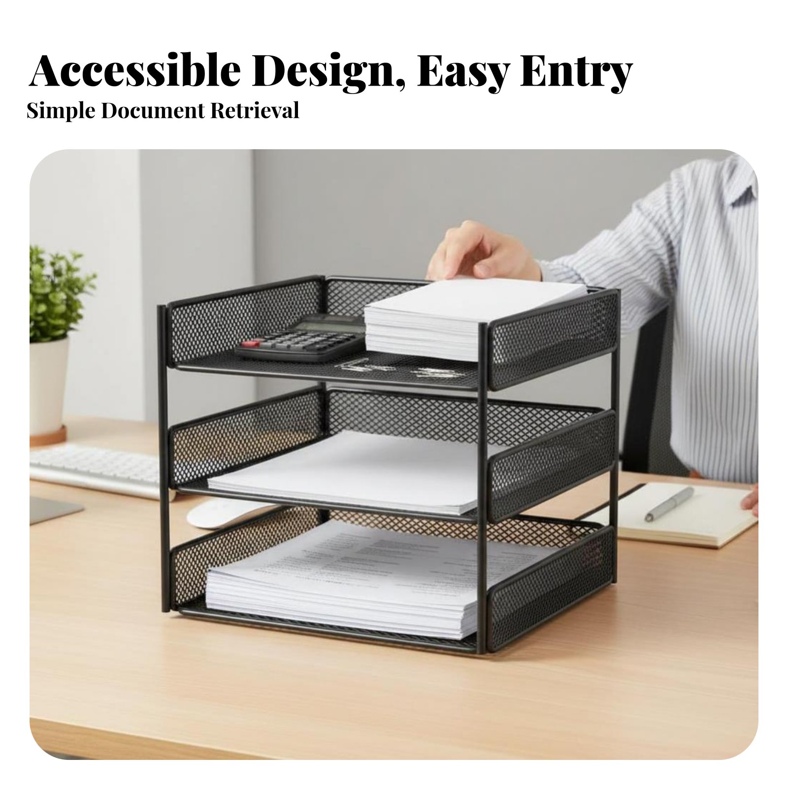 Multi-Tier Letter Tray Space-S - Letter Tray Desk recension och pris