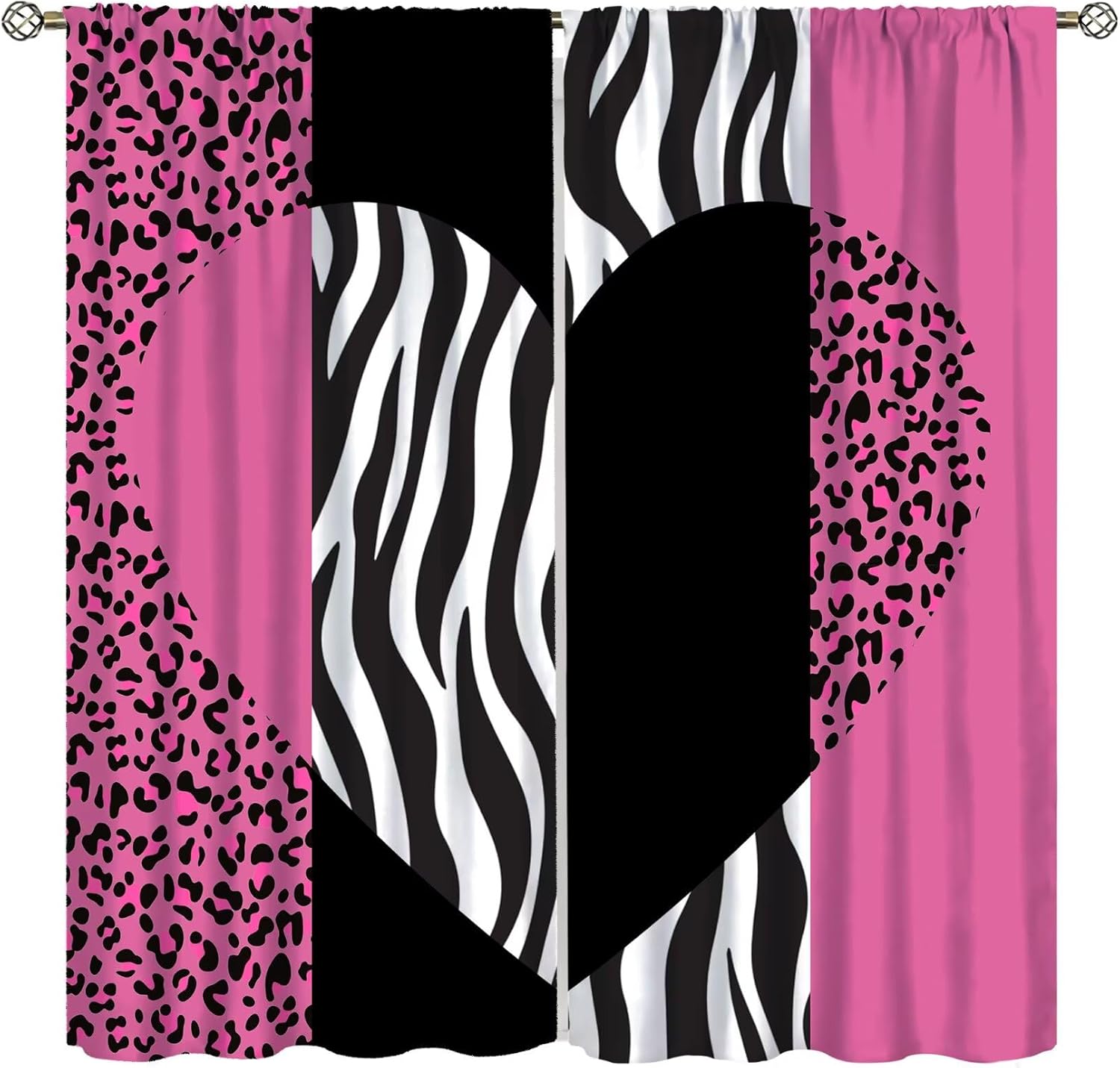 Art Wild Animal Skin Curtain，V - Home Office Romance recension och pris