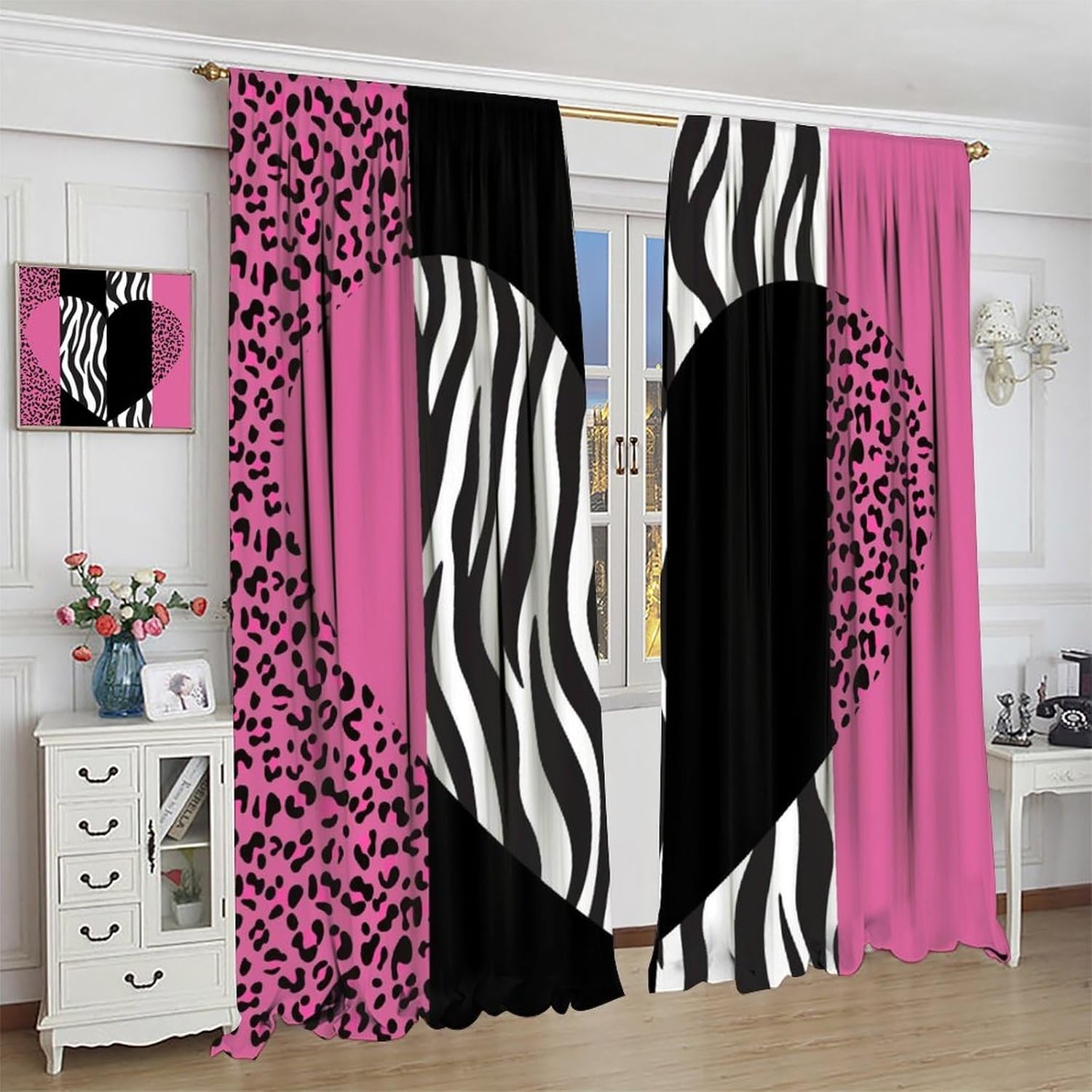 Art Wild Animal Skin Curtain，V - Home Office Romance recension och pris