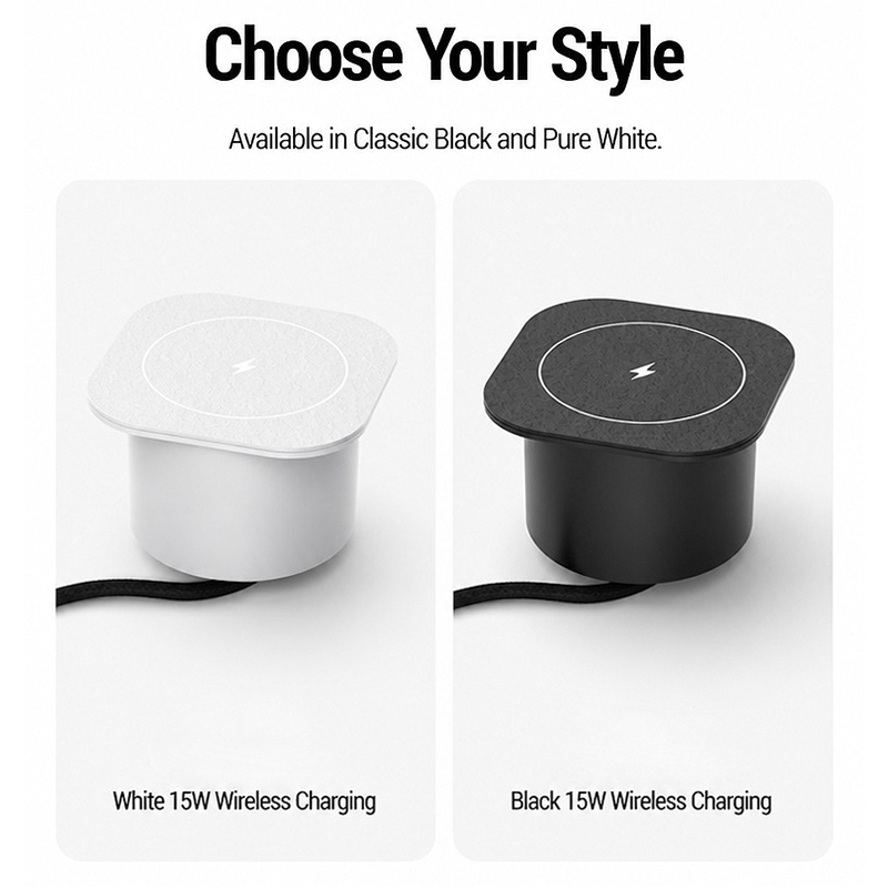 15W Built-in Wireless Charger  - Home Office Of Uk recension och pris