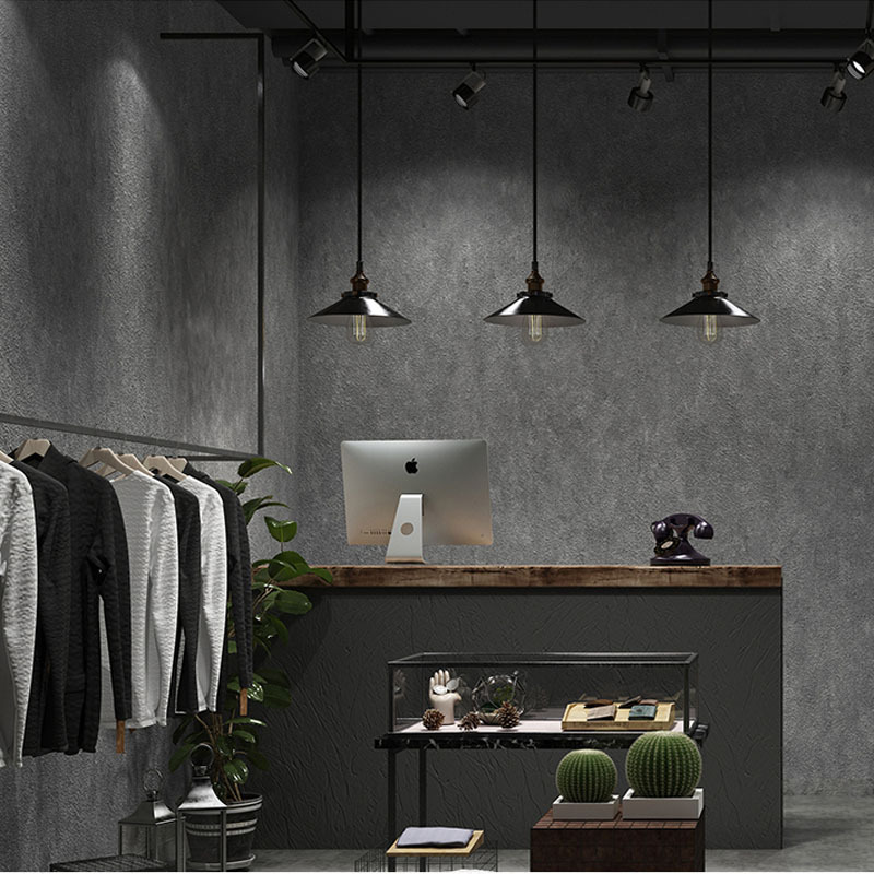 Cement Gray Peel & Stick Wallp - Home Office Wallpaper recension och pris
