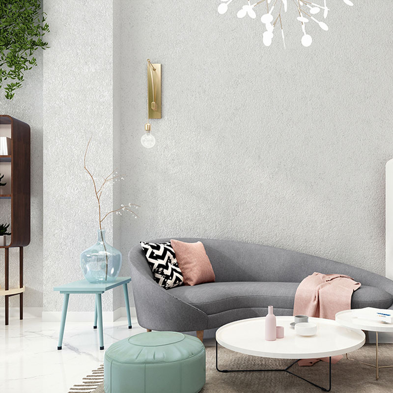 Cement Gray Peel & Stick Wallp - Home Office Wallpaper recension och pris