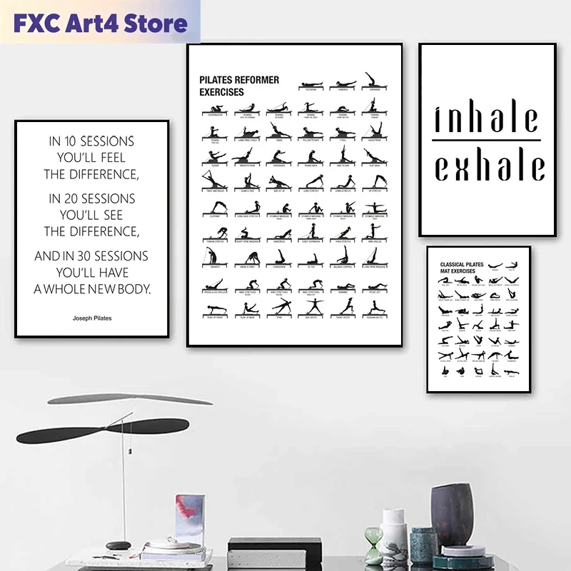 Frameless Pilates Workout Char - Home Office Yoga Room recension och pris