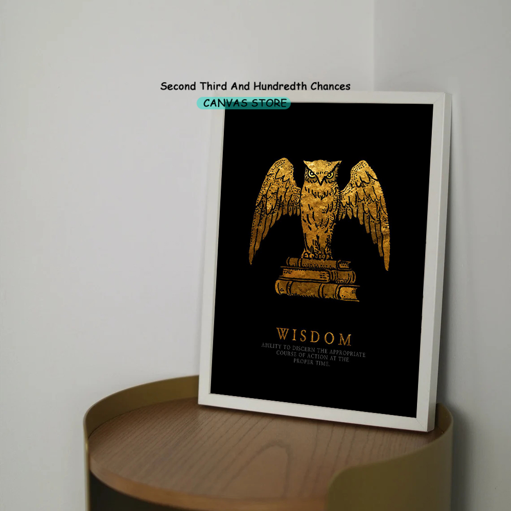 Golden Stoic Motivation Quotes - Home Office Quotes recension och pris