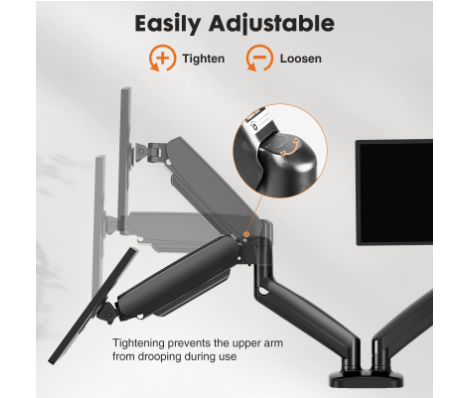 Dual Monitor Stand Arm, Gas Sp - Monitor Arm Dual recension och pris