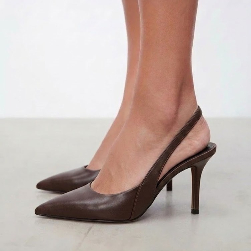 Women's Elegant Dark Brown Fau - Home Office Makeover recension och pris