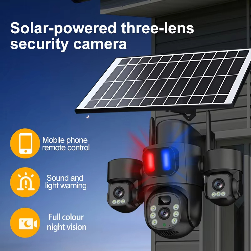 WIFI Solar PTZ Camera Outdoor  - Home Office Zoom recension och pris