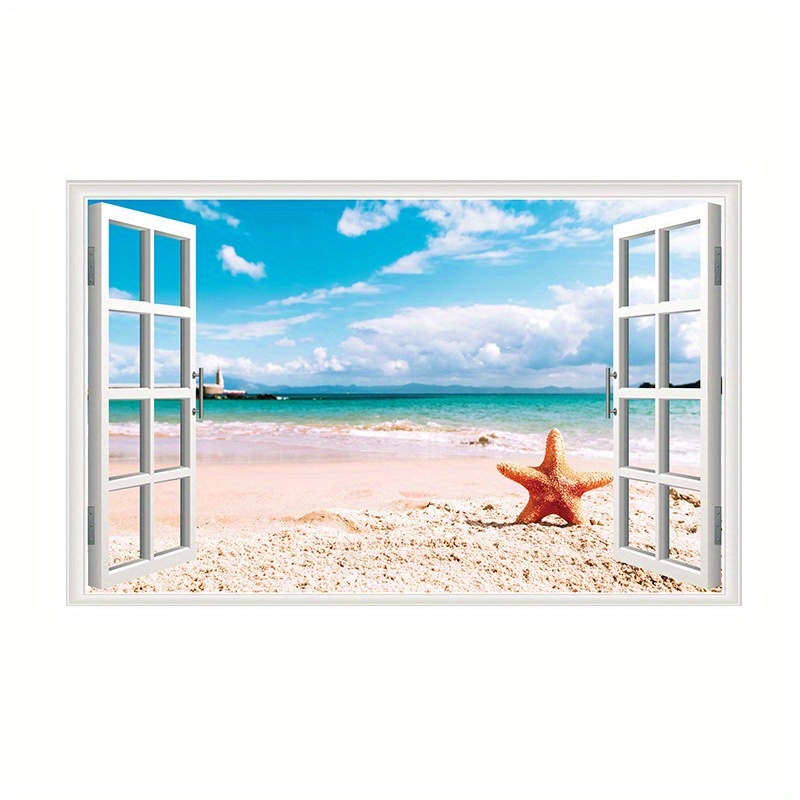 3D Wall Stickers Fake Window S - Home Office Wallpaper recension och pris