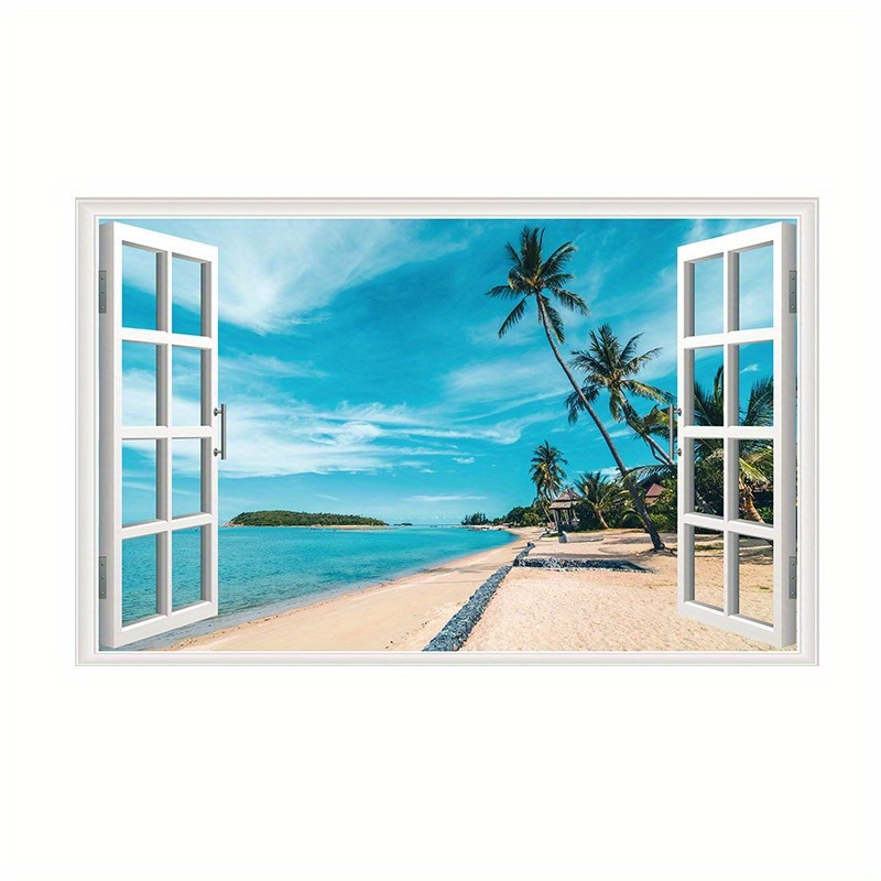 3D Wall Stickers Fake Window S - Home Office Wallpaper recension och pris