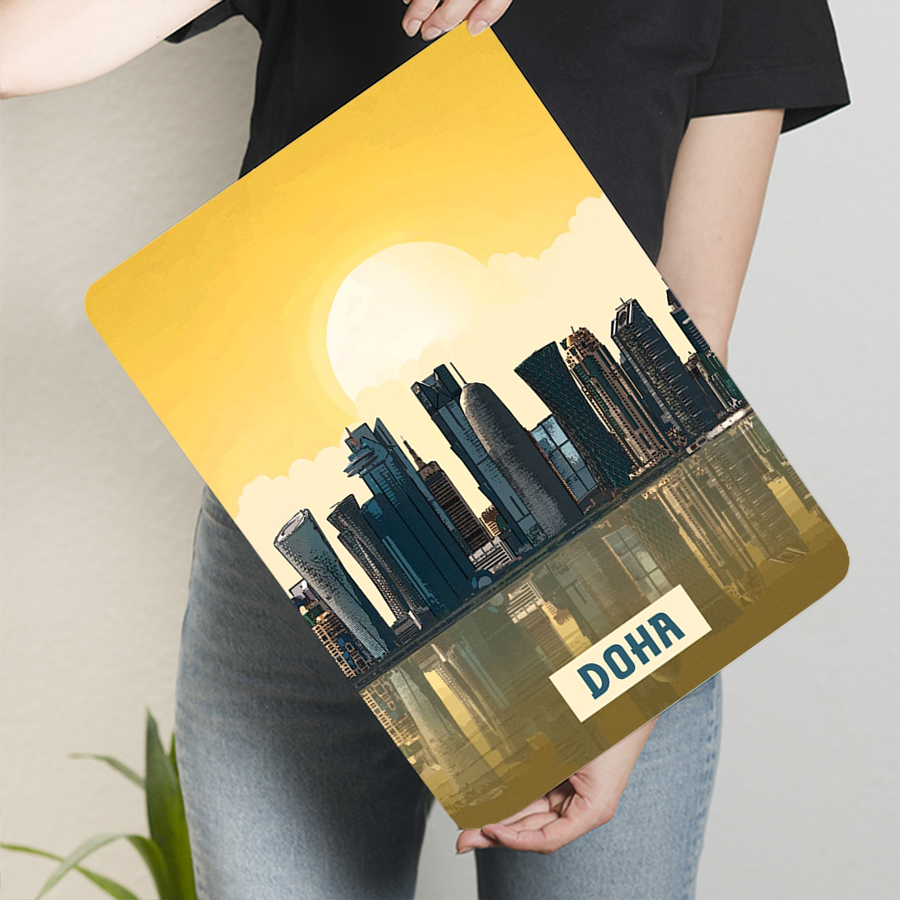 Doha Skyline Metal Wall Art Qa - Home Office Qatar recension och pris