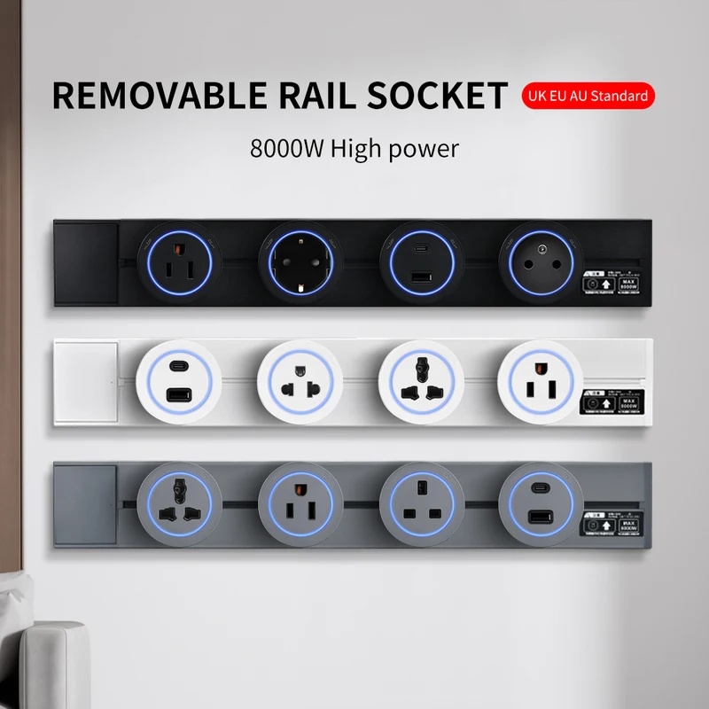 White Black Wall Power Track S - Home Office Of Uk recension och pris