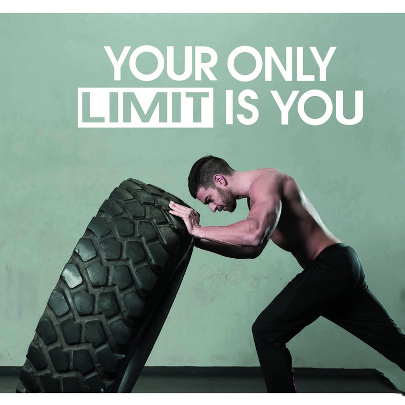 Your only limit is you - Wall  - Home Office Quotes recension och pris