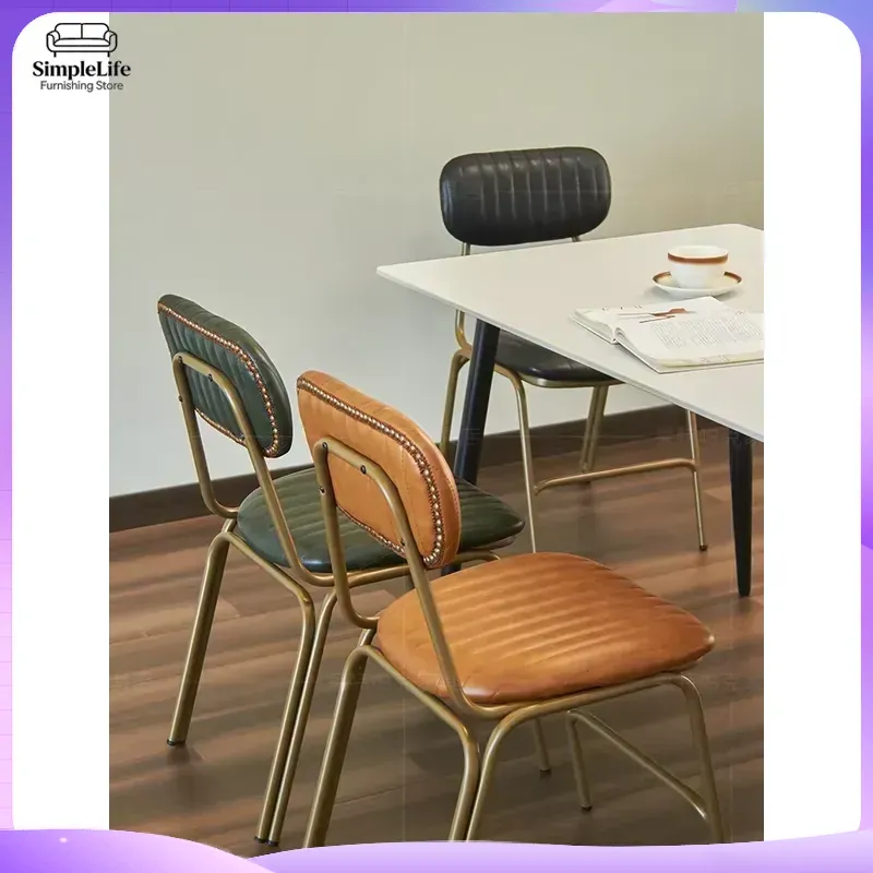 Iron Retro Dining Chair Indust - Home Office Industrial Style recension och pris