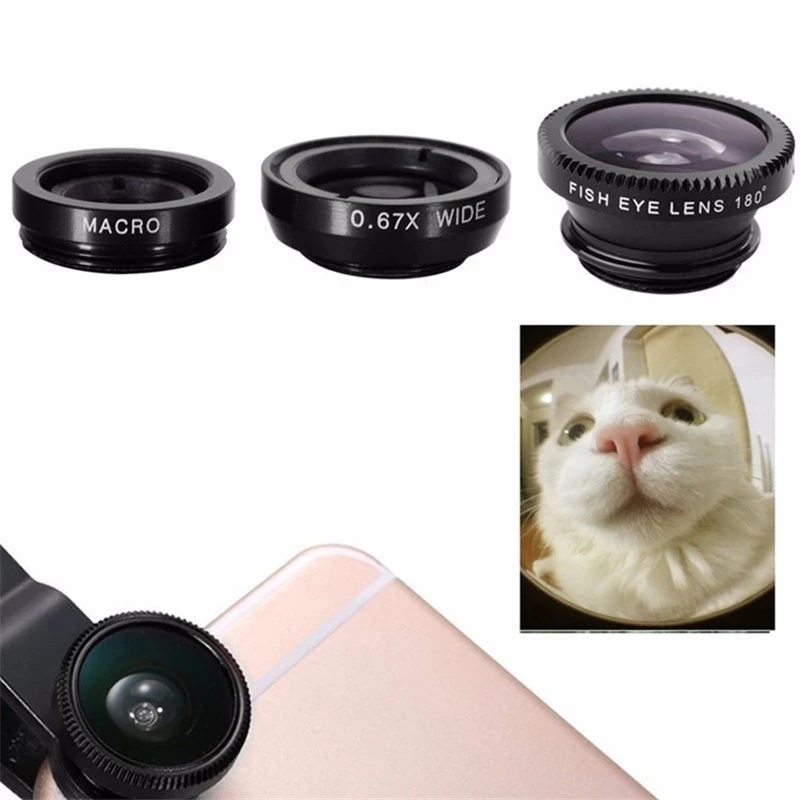 3in1 Fisheye Wide Angle Micro  - Home Office Zoom recension och pris