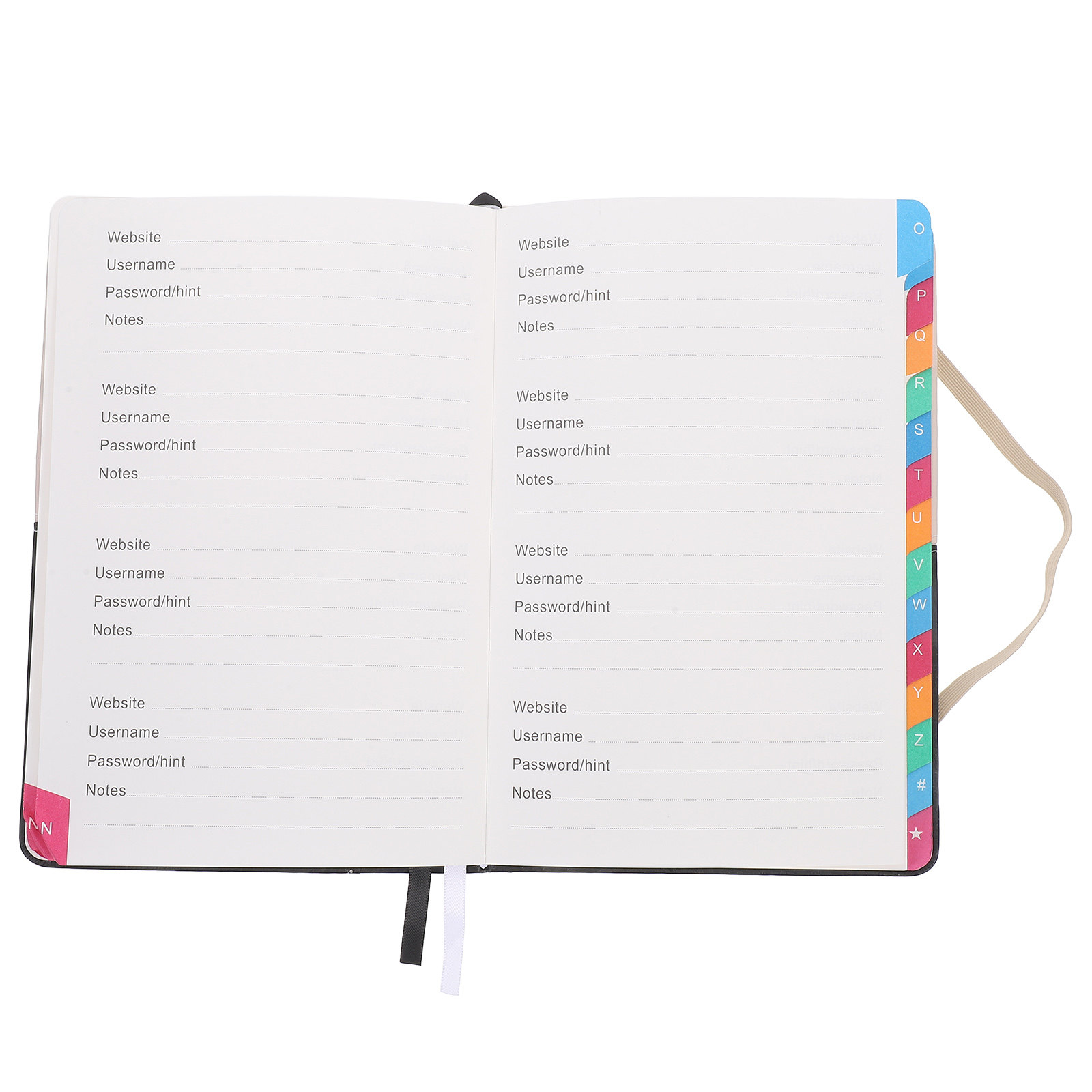 A5 Address Organizer Password  - Home Office Phone Number recension och pris