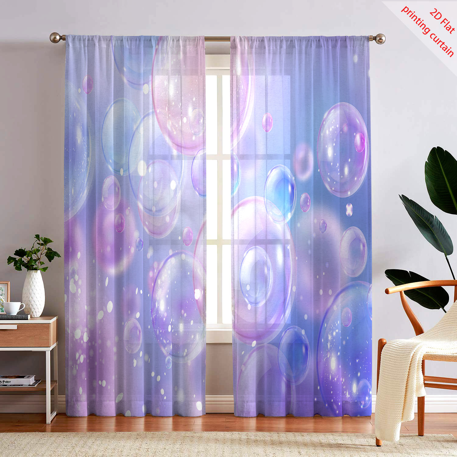 Dreamy bubble printed gauze cu - Home Office Youtube recension och pris